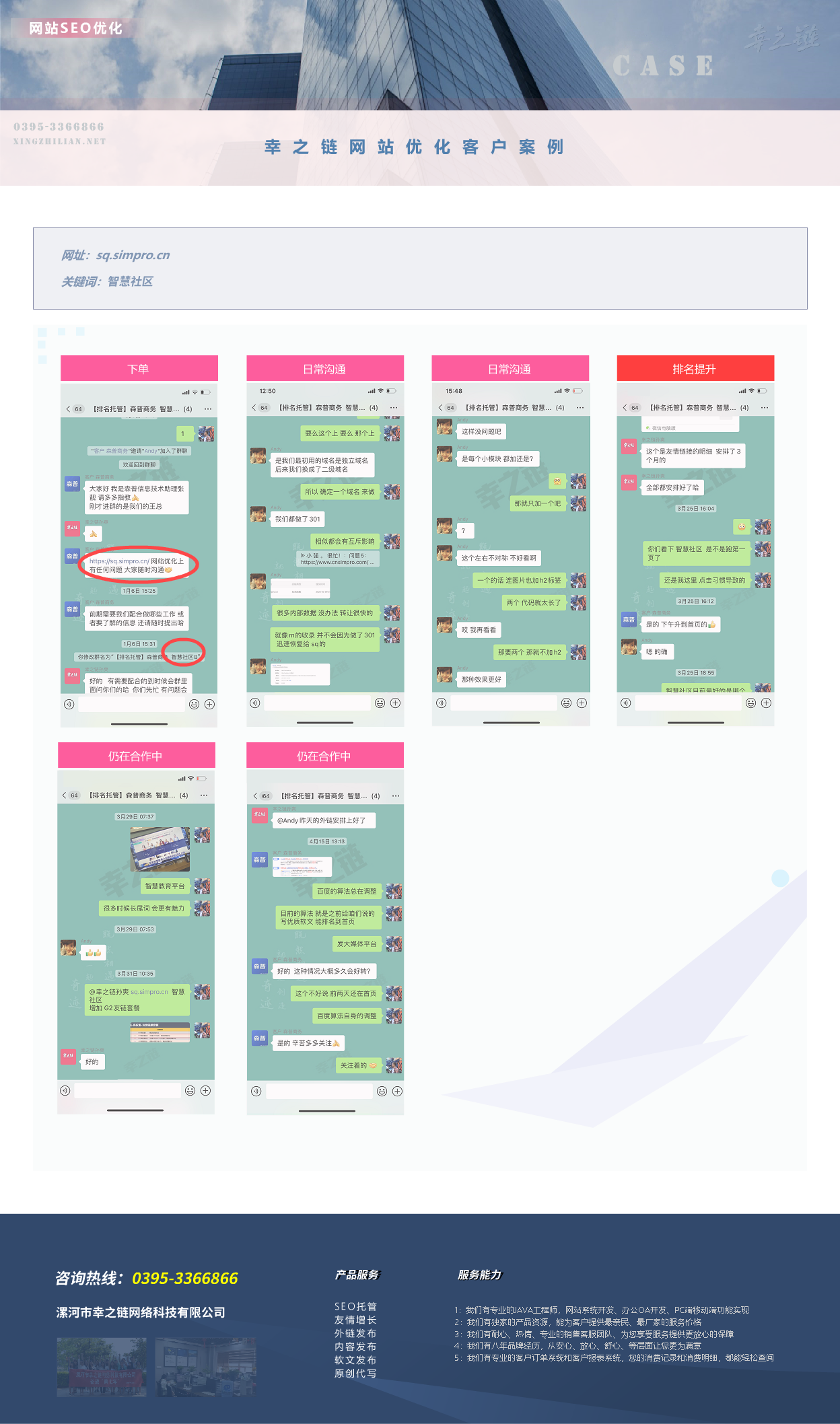 幸之链网站SEO优化【客户案例zhihuishequ】