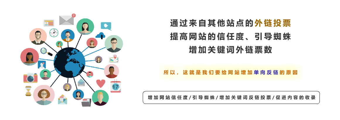 提高网站信任度、引导蜘蛛、增加关键词外链票数、促进网站收录